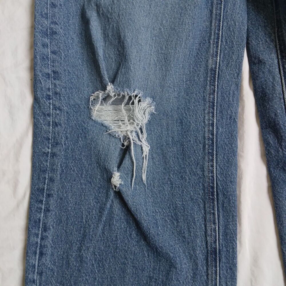 OLD NAVY Extra High-rise Sky-hi Wide Leg Jeans Secret Smooth Pockets Women’s 12 - Picture 4 of 11